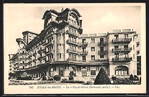 Carte postale Evian-les-Bains, Le Royal-Hotel