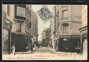 Carte postale Colombes, Rue des Vallées