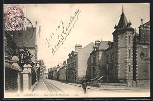 Carte postale Chartres, Rue Pavé de Bonneval