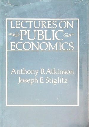 Imagen del vendedor de Lectures on Public Economics a la venta por Miliardi di Parole