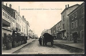 Carte postale Saint-Rambert-D`Albon, Route Nationale