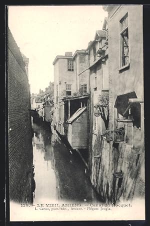 Carte postale Amiens, Canal du Hocquet