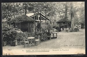 Carte postale Foret de Fontainebleau, Restaurant de Franchard