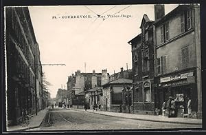 Carte postale Courbevoie, Rue Victor-Hugo