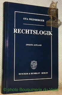 Seller image for Rechtslogik. Zweite, umgearbeitete und wesentlich erweitete Auflage. for sale by Bouquinerie du Varis