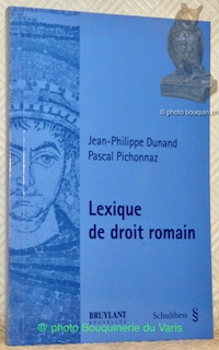 Seller image for Lexique de droit romain. for sale by Bouquinerie du Varis