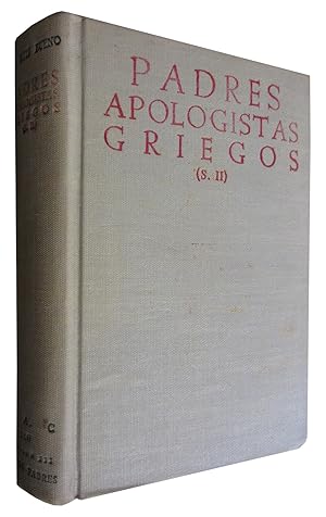 Bild des Verkufers fr PADRES APOLOGISTAS GRIEGOS (s.II) zum Verkauf von Libreria Rosela