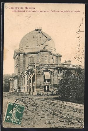 Carte postale Meudon, Château de Meudon acutellement Observatoire