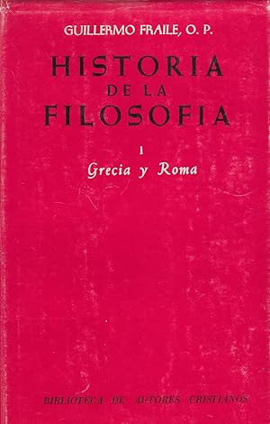 Imagen del vendedor de HISTORIA DE LA FILOSOFA I. Grecia y Roma a la venta por Libreria Rosela