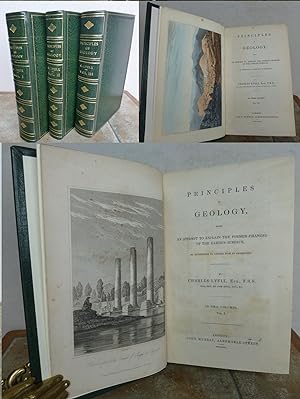 Seller image for PRINCIPLES OF GEOLOGY Being an Attempt to Explain the Former Changes of the Earth's Surface by Reference to Causes Now in Operation. Signed. for sale by Roger Middleton P.B.F.A.