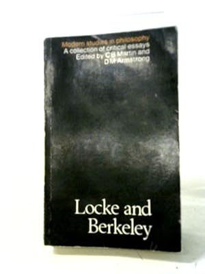 Seller image for Locke and Berkeley. A Collection of Critical Essays. for sale by World of Rare Books