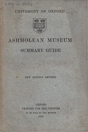 Seller image for Ashmolean Museum : summary guide for sale by PRISCA