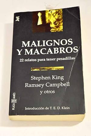 Seller image for Malignos y macabros for sale by Alcan Libros