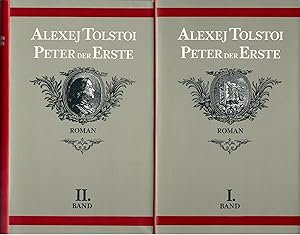 Bild des Verkufers fr Peter der Erste - Unvollenderter historischer Roman . 2 Bnde ; Zweibndige Ausgabe in drei Bchern - Deutsche von Maximilian Schick zum Verkauf von Walter Gottfried