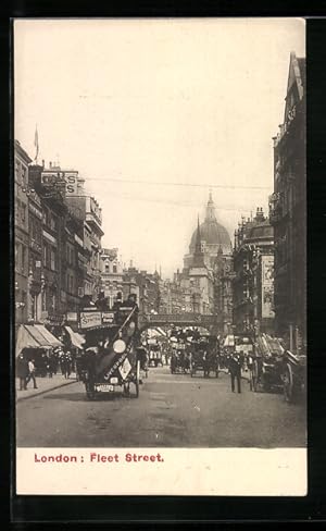 Postcard London, Fleet Street