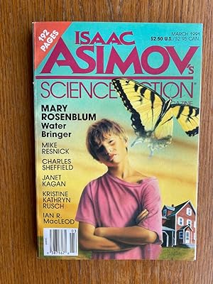 Bild des Verkufers fr Isaac Asimov's Science Fiction March 1991 zum Verkauf von Scene of the Crime, ABAC, IOBA
