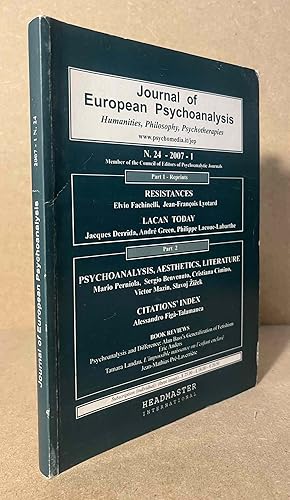 Immagine del venditore per Journal of European Psychoanalysis _ 24 _ Part 1 _ Reprints venduto da San Francisco Book Company