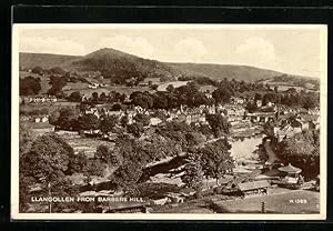 Bild des Verkufers fr Postcard Llangollen, View From Barbers Hill zum Verkauf von Bartko-Reher