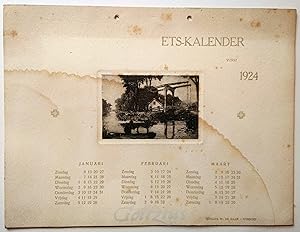 Ets-kalender voor 1924