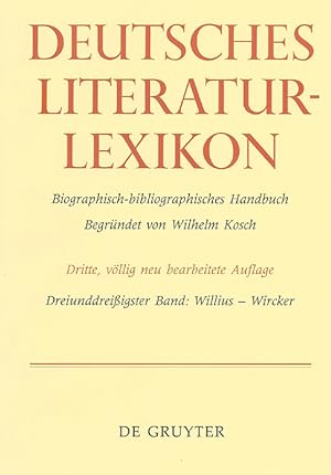 Bild des Verkufers fr Deutsches Literatur-Lexikon. Biographisch-bibliographisches Handbuch. Komplett in 38 Bnden, mit den 3 Nachtragsbnden und 6 Ergnzungsbnden. zum Verkauf von Georg Fritsch Antiquariat