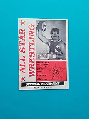 All Star Wrestling Official Programme - Volume 6, Number 1