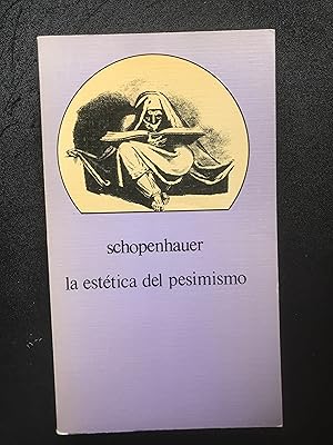 Imagen del vendedor de La esttica del pesimismo a la venta por Vrtigo Libros