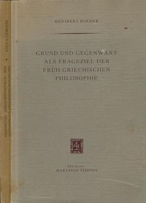 Immagine del venditore per Grund und Gegenwart als Frageziel der frh-Griechischen Philosophie. venduto da Antiquariaat Fenix