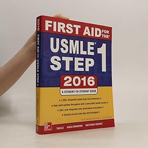 Immagine del venditore per First Aid for the Usmle Step 1 2016 venduto da Bookbot