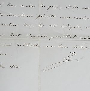 Seller image for Le comte de Chambord prcise sa conduite en cas de rtablissement de l'Empire for sale by Traces Ecrites