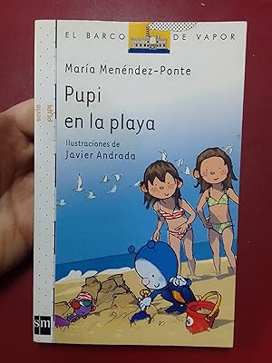 Pupi en la playa