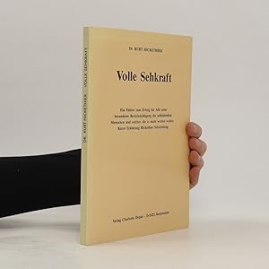 Immagine del venditore per Volle Sehkraft venduto da Bookbot