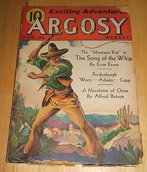 Image du vendeur pour Argosy Weekly March 28th, 1936 // The Photos in this listing are of the magazine that is offered for sale mis en vente par biblioboy