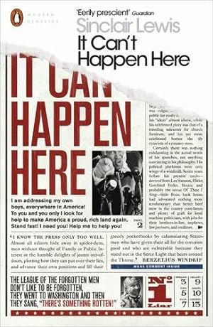 Immagine del venditore per It Can't Happen Here: Sinclair Lewis (Penguin Modern Classics) venduto da WeBuyBooks 2