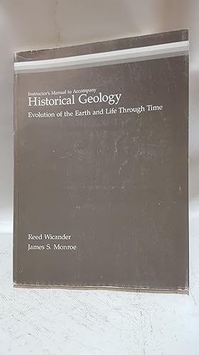Bild des Verkufers fr Instructor's Manual to Accompany Historical Geology: Evolution of the Earth and Life Through Time zum Verkauf von Cambridge Rare Books
