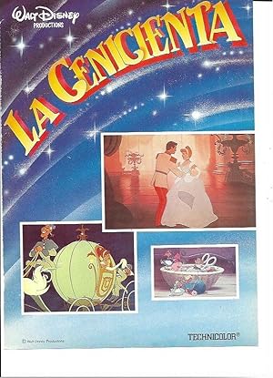 Imagen del vendedor de LAMINA 35380: Cartel del film La Cenicienta a la venta por EL BOLETIN