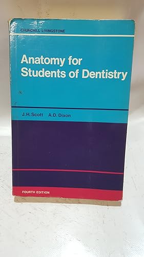 Bild des Verkufers fr Anatomy for Students of Dentistry zum Verkauf von Cambridge Rare Books