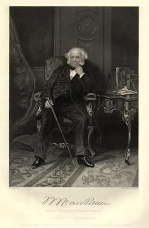 Martin Van Buren,1868 Historical Portrait Print