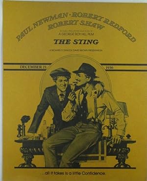 The Sting Movie Promotional Booklet