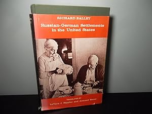 Seller image for Russian-German Settlements in the United States for sale by Eastburn Books