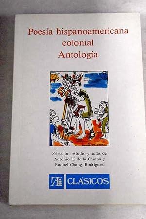 Seller image for POESA HISPANOAMERICANA COLONIAL (EXPURGO BIBLIOTECA) for sale by Libro Inmortal - Libros&Co. Librera Low Cost