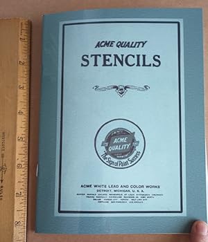 Catalogue of Acme Quality Stencils for Interior Wall Deportation (1916)