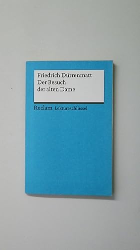 Imagen del vendedor de FRIEDRICH DRRENMATT, DER BESUCH DER ALTEN DAME. a la venta por Butterfly Books GmbH & Co. KG