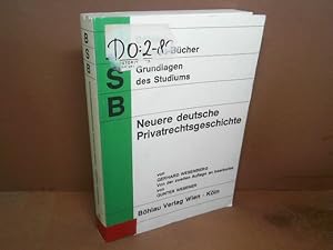 Bild des Verkufers fr Neuere Deutsche Privatrechtsgeschichte im Rahmen der europischen Rechtsentwicklung. (= Bhlau - Studien - Bcher). zum Verkauf von Antiquariat Deinbacher