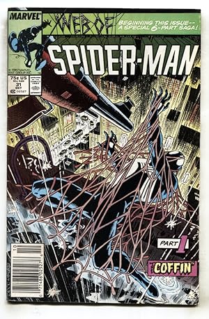 Immagine del venditore per Web Of Spider-Man #31- 'Kraven's Last Hunt' part 1-comic book-Newsstand venduto da DTA Collectibles