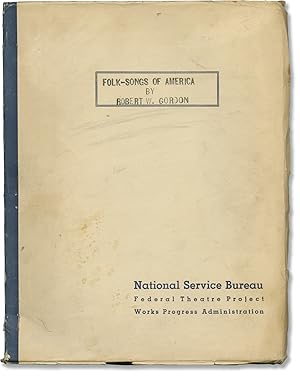 Bild des Verkufers fr Folk-Songs of America (First Edition) zum Verkauf von Royal Books, Inc., ABAA