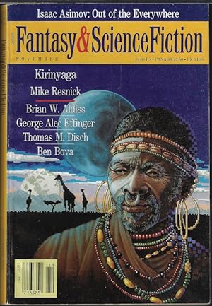 Seller image for The Magazine of FANTASY AND SCIENCE FICTION (F&SF): November, Nov. 1988 for sale by Books from the Crypt