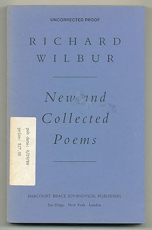 Bild des Verkufers fr New and Collected Poems zum Verkauf von Between the Covers-Rare Books, Inc. ABAA