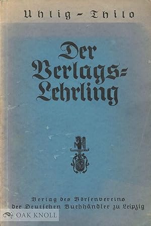 Seller image for VERLAGS-LEHRLING.|DER for sale by Oak Knoll Books, ABAA, ILAB