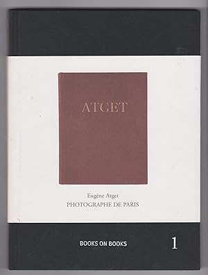 Imagen del vendedor de Atget: Photographe de Paris - Books on Books 1 a la venta por Q's Books Hamilton