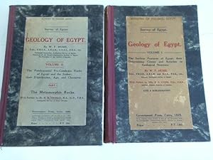 Geology of egypt, Volume 1 and 2. 2 Bände